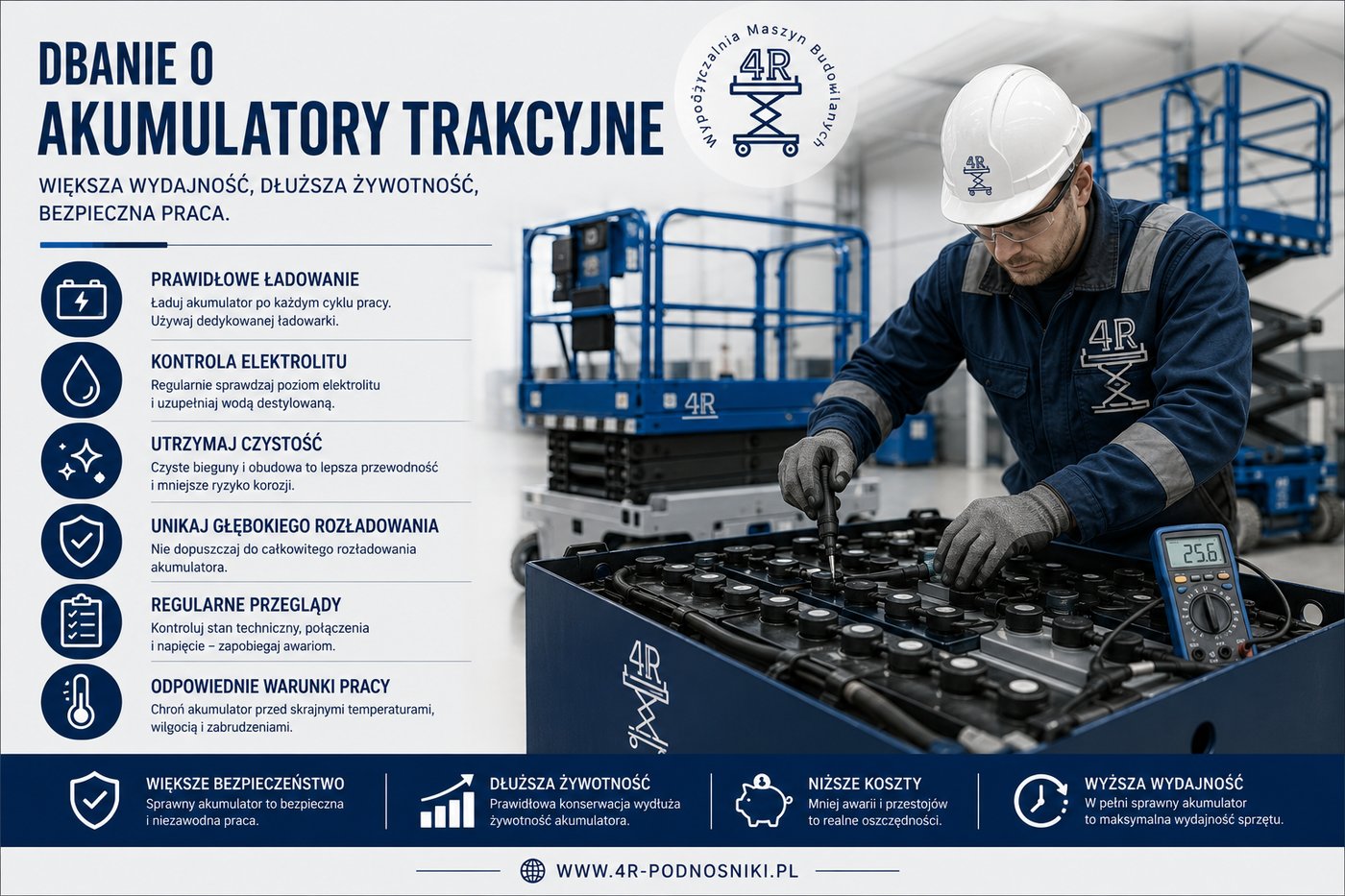 Dbanie o akumulatory trakcyjne